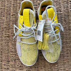 Adidas Pharrell Williams Yellow and Gray Sneakers